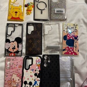 Luxury Designer Phone Case - Black and Brown